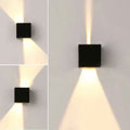 Modern Waterproof Cube Adjustable 12W COB outdoor LED wall lamp IP65